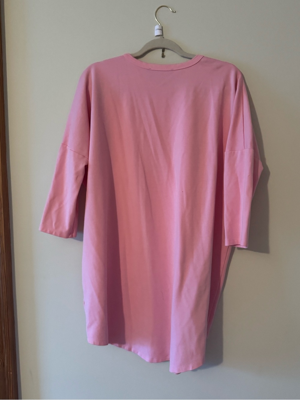 Tuckernuck Pomander Place Pink Oversized Shirt Dress - Picture 7 of 8